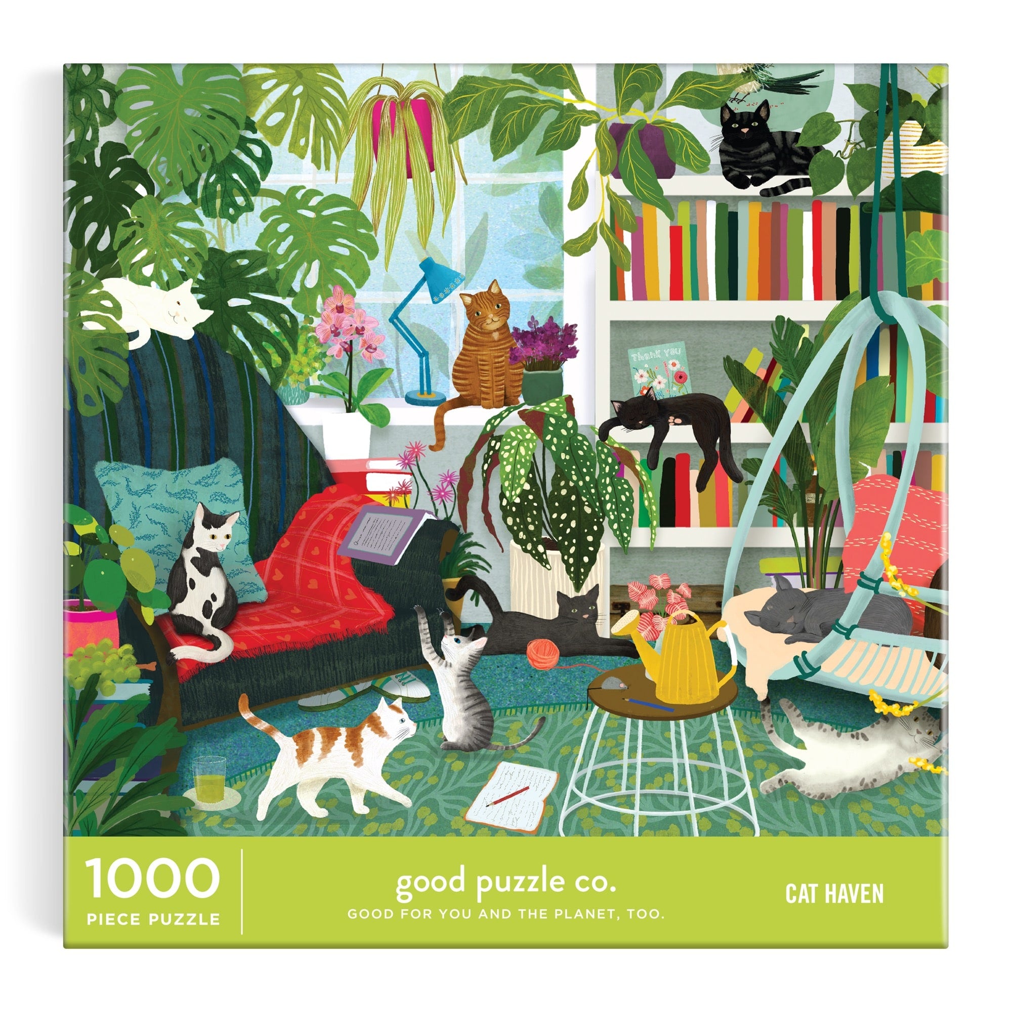 galison-good-puzzle-co-cat-haven-puzzle-1000-teile-katzen image 2