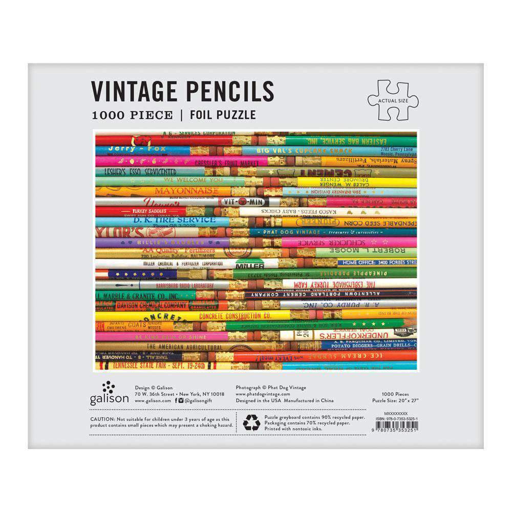 galison-phat-dog-vintage-pencils-1000-teile-puzzle-folie image 3
