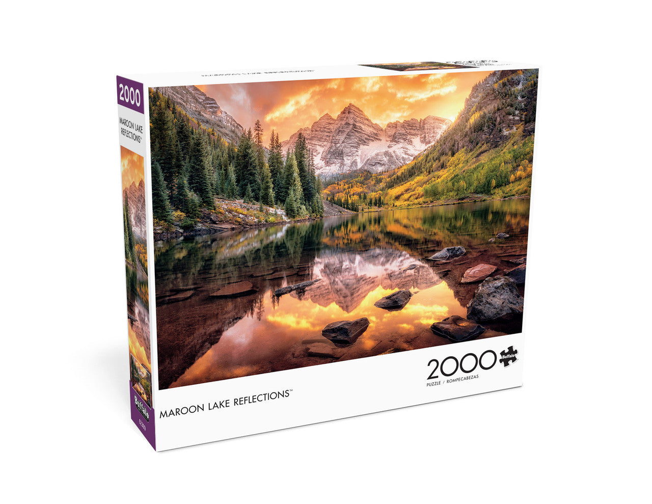 buffalo-games-maroon-lake-reflections-2000-teile-puzzle-bergsee image 2