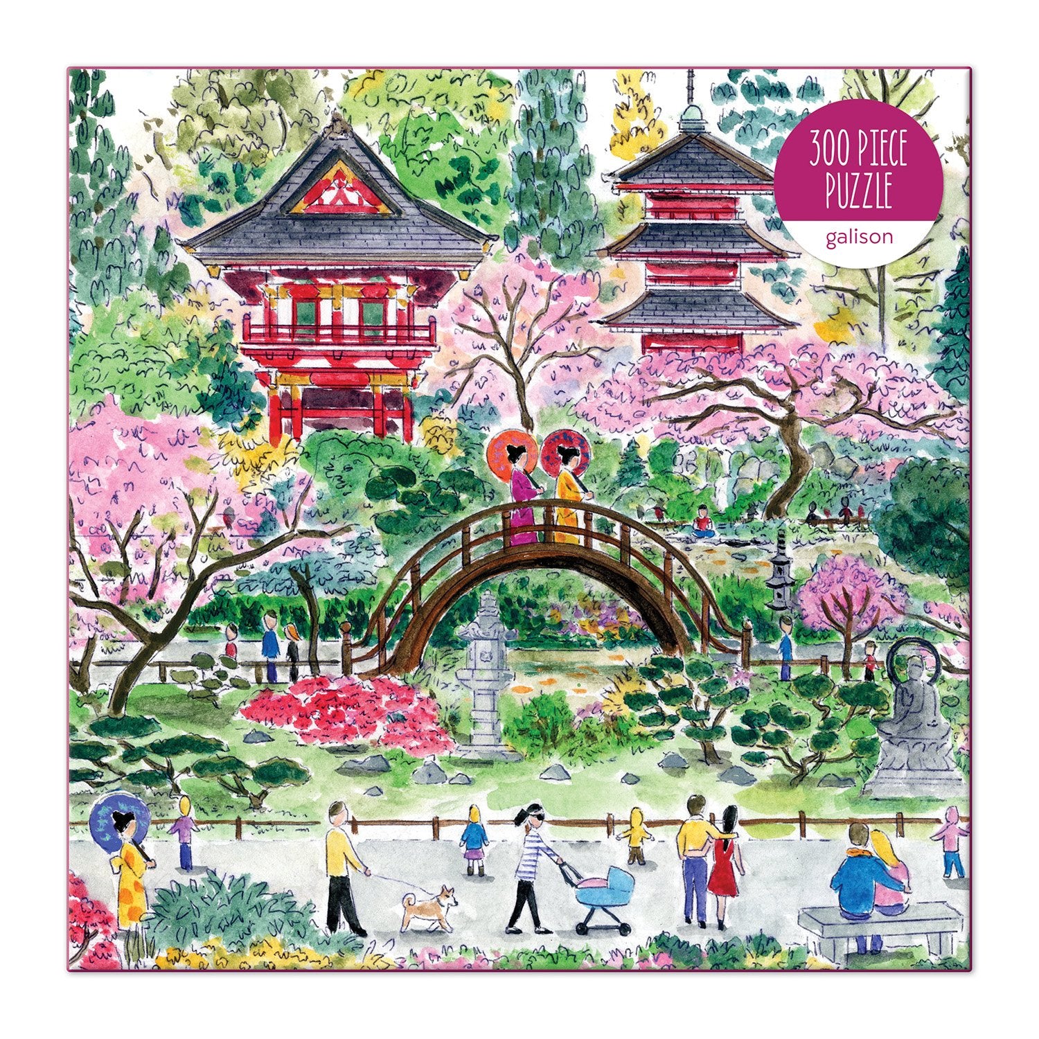 galison-japanese-tea-garden-puzzle-300-teile-michael-storrings image 2