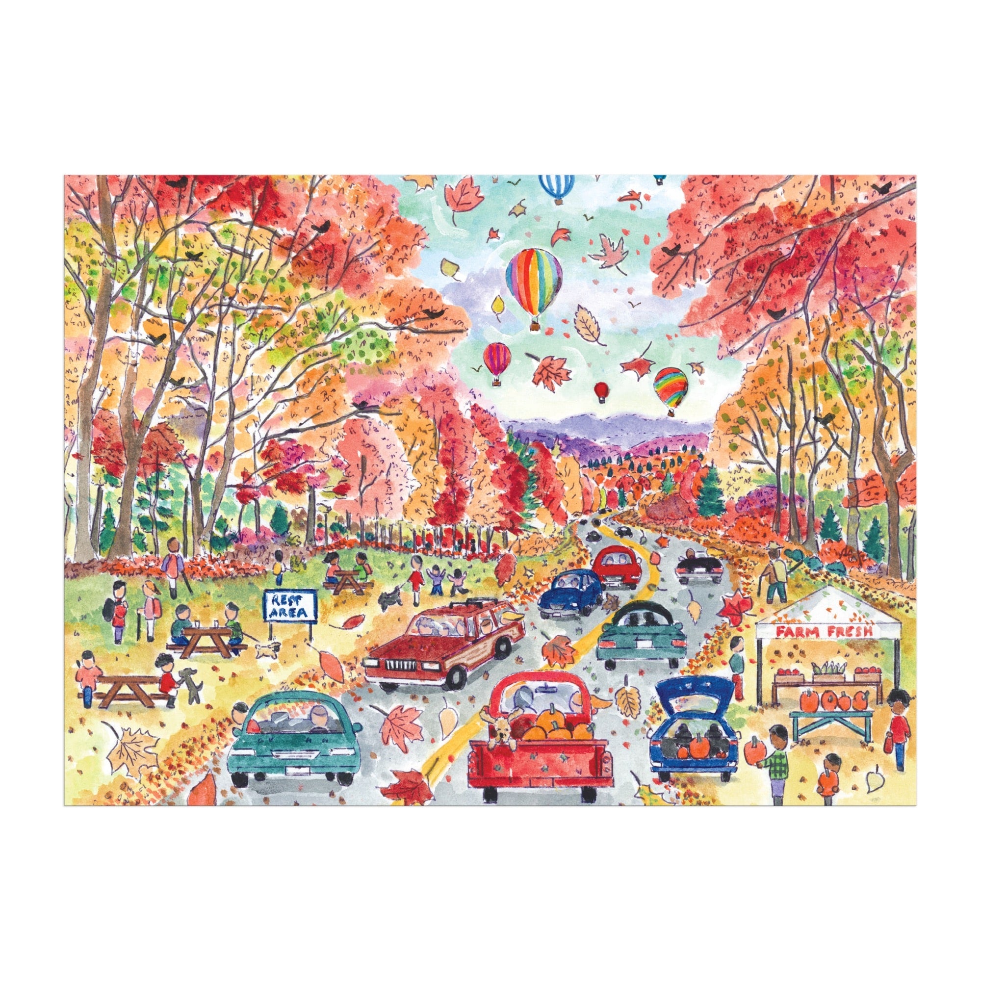 galison-michael-storrings-leaf-peeping-puzzle-1000-teile-herbst image 6