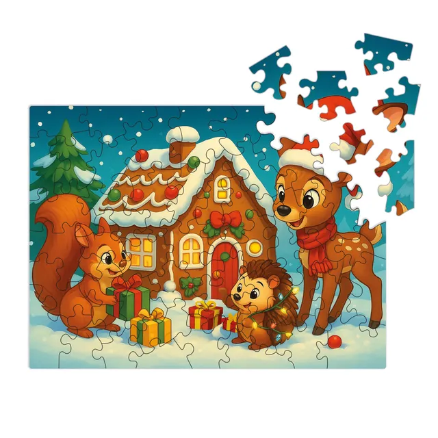 milliwood-christmas-holzpuzzle-weihnachtsfreunde-50-teile-kinder image 1