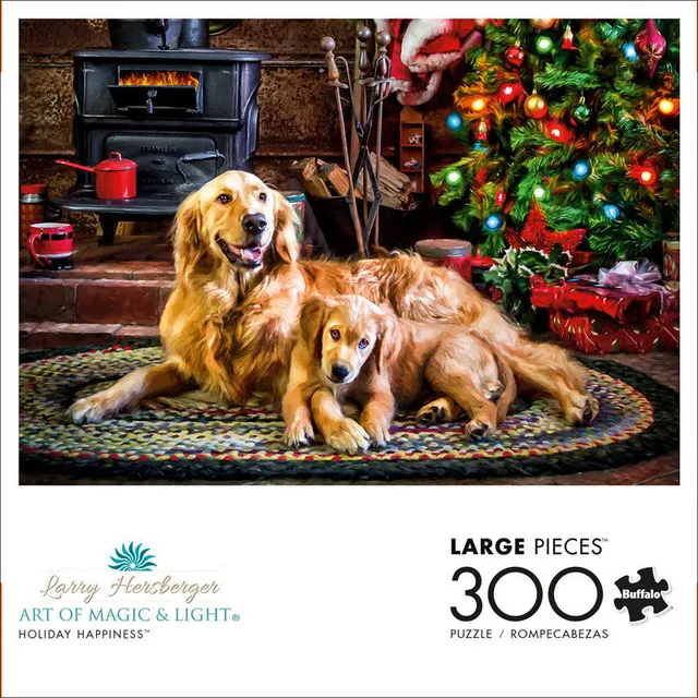 buffalo-games-larry-hersberger-holiday-happiness-puzzle-300-teile image 1