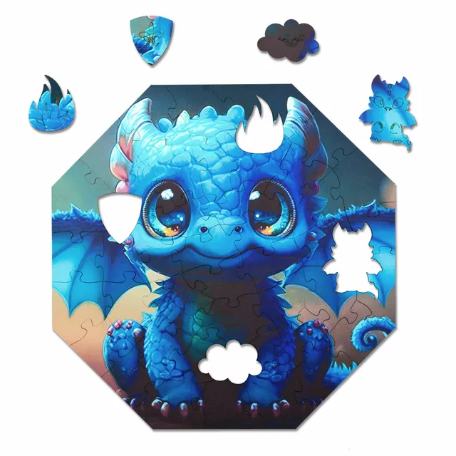 milliwood-hi-i-m-little-diego-dragon-holzpuzzle-46-teile-kinder image 1