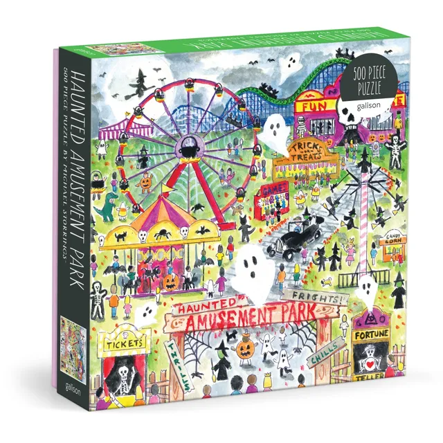 galison-storrings-haunted-amusement-park-500-teile-puzzle-halloween image 1