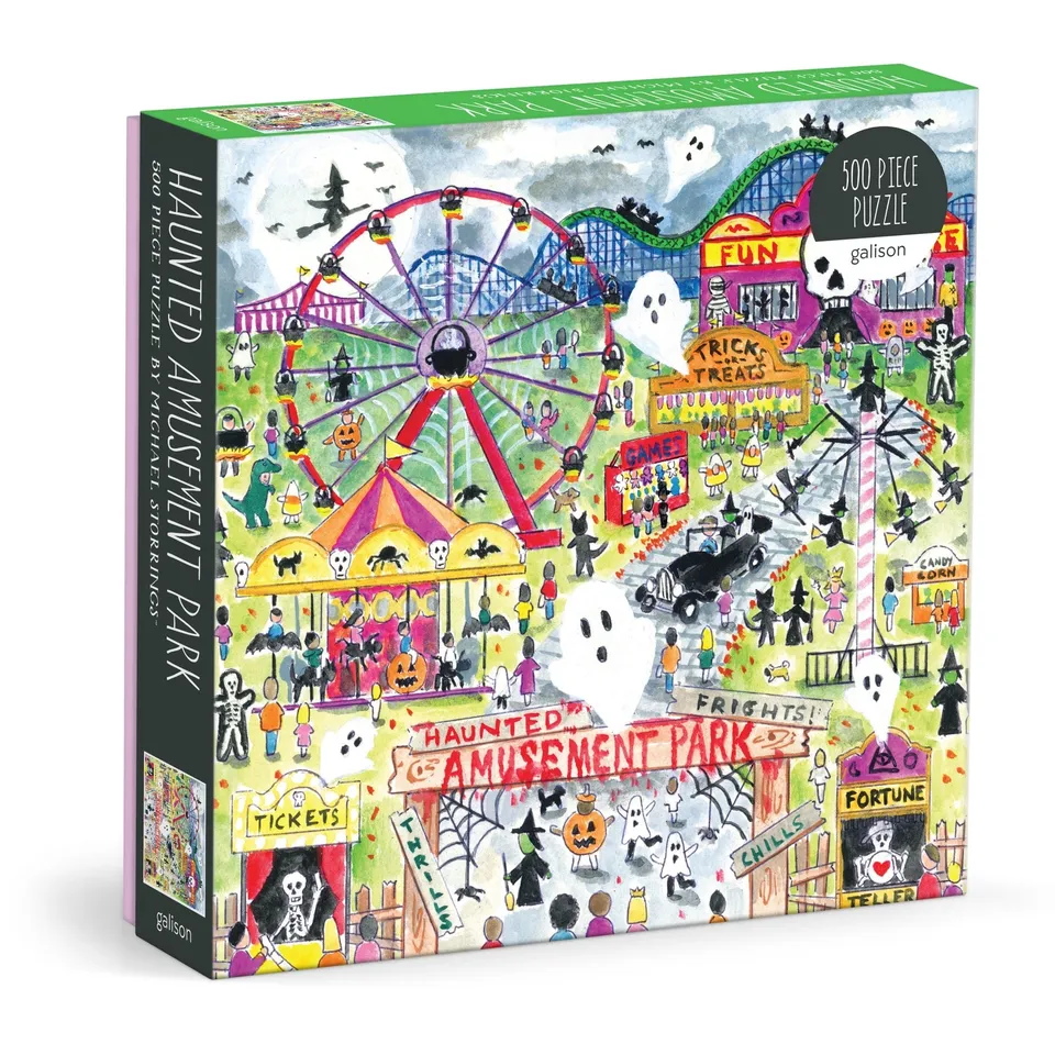 galison-storrings-haunted-amusement-park-500-teile-puzzle-halloween image 1