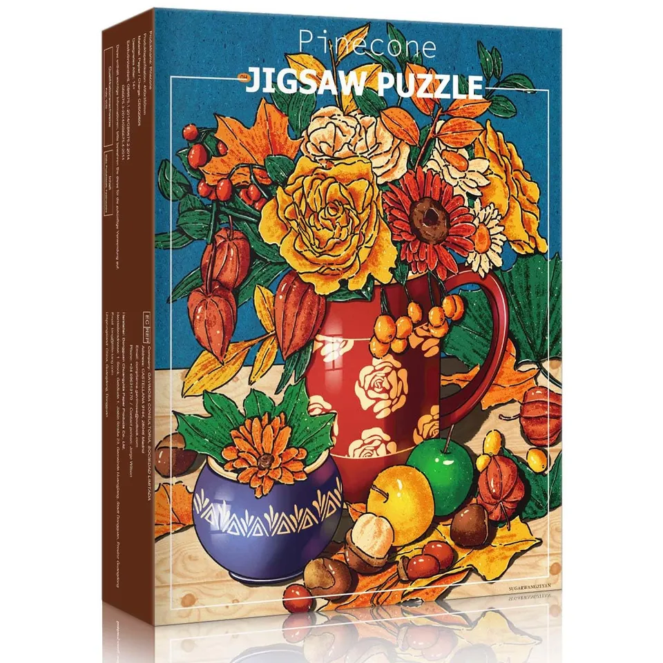 huadada-500-pieces-puzzle-500-teile-kiefernzapfen-49x35-cm image 1