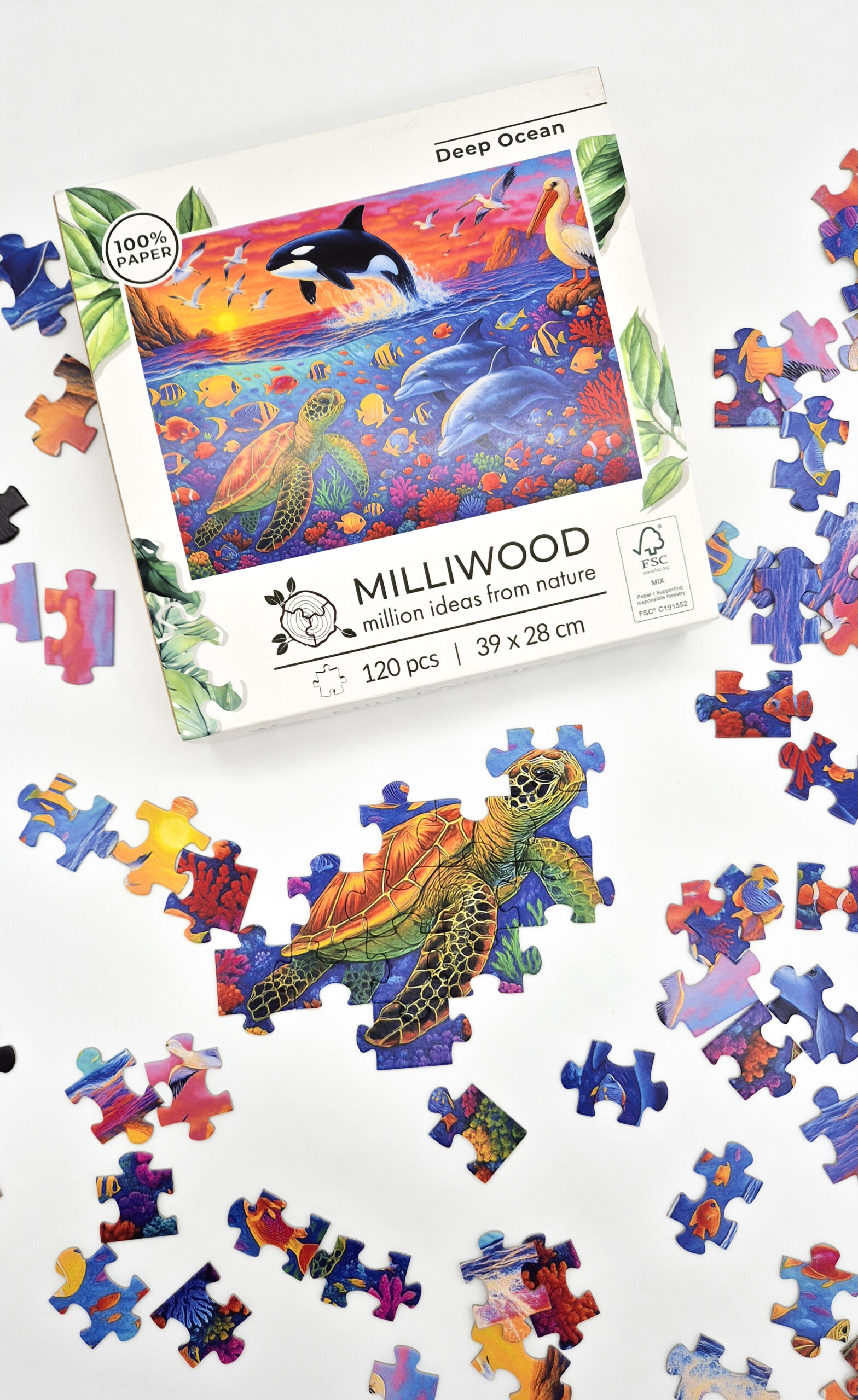 milliwood-deep-ocean-puzzle-120-teile-ozean-fsc image 7