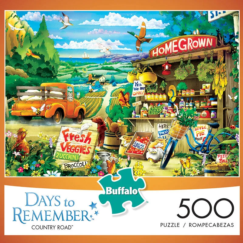 buffalo-games-days-to-remember-country-road-puzzle-500-teile image 1