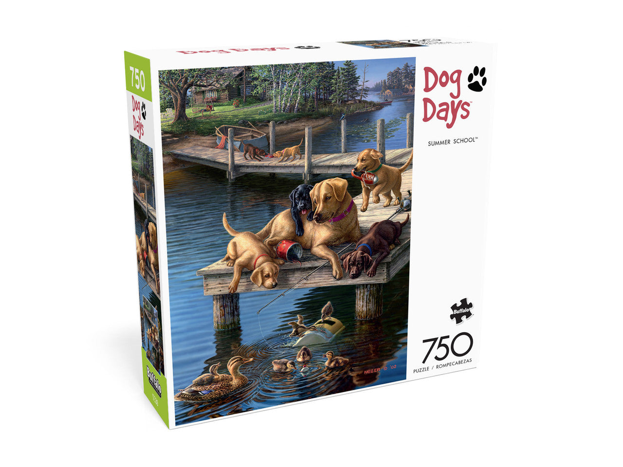 buffalo-games-dog-days-summer-school-puzzle-750-teile-hunde image 4