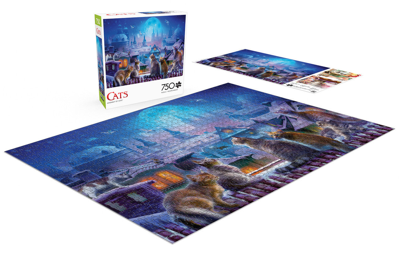 buffalo-games-cats-assembly-of-cats-puzzle-750-teile-katzen image 3