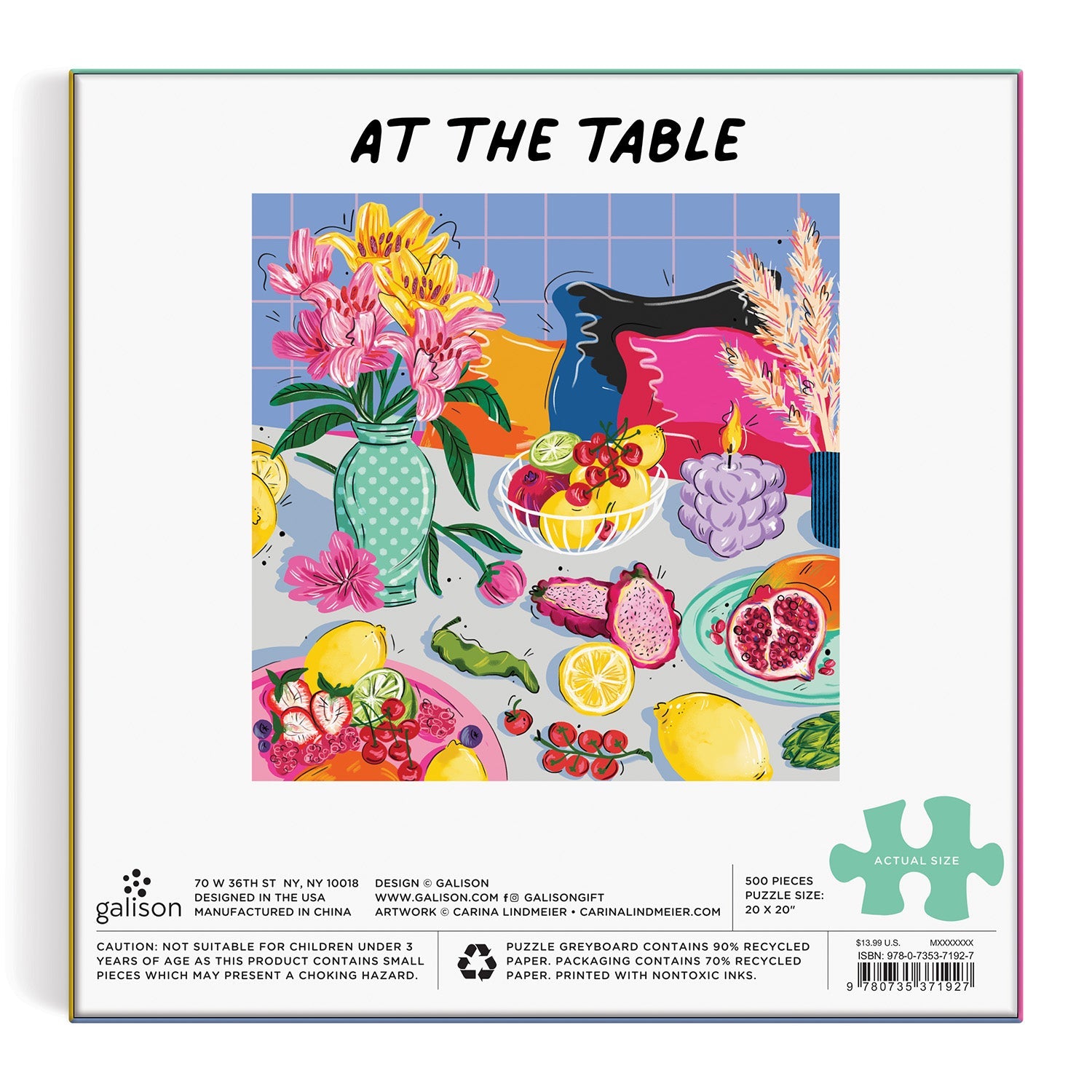 galison-at-the-table-500-teile-puzzle-blumen image 3
