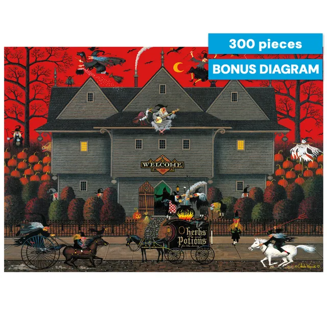 buffalo-games-witch-s-brew-puzzle-300-teile-halloween image 1