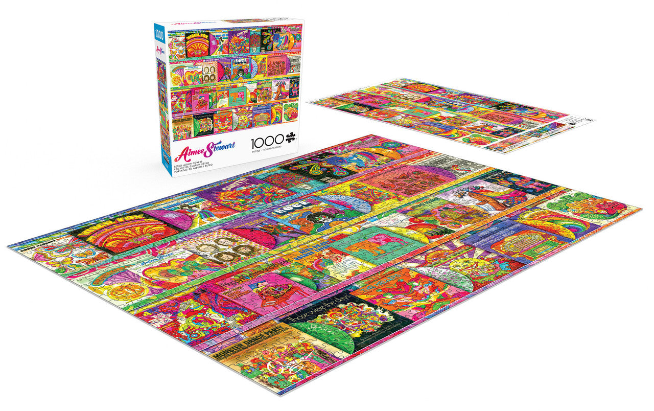 buffalo-games-aimee-stewart-retro-album-covers-puzzle-1000-teile image 3