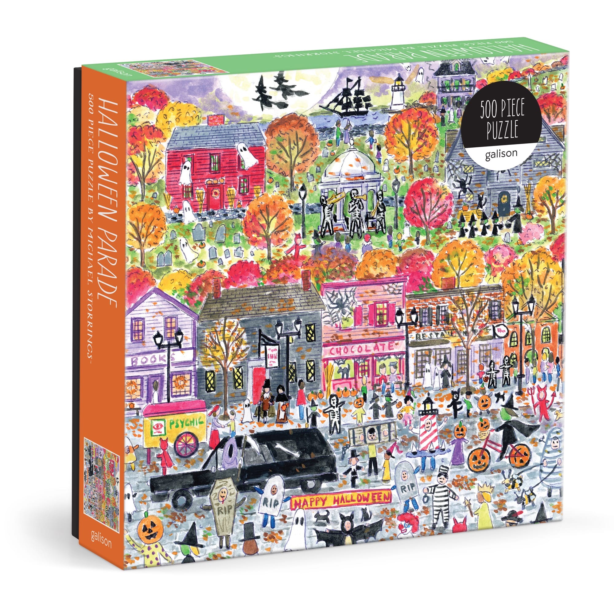 galison-halloween-parade-500-teile-puzzle-storrings image 1