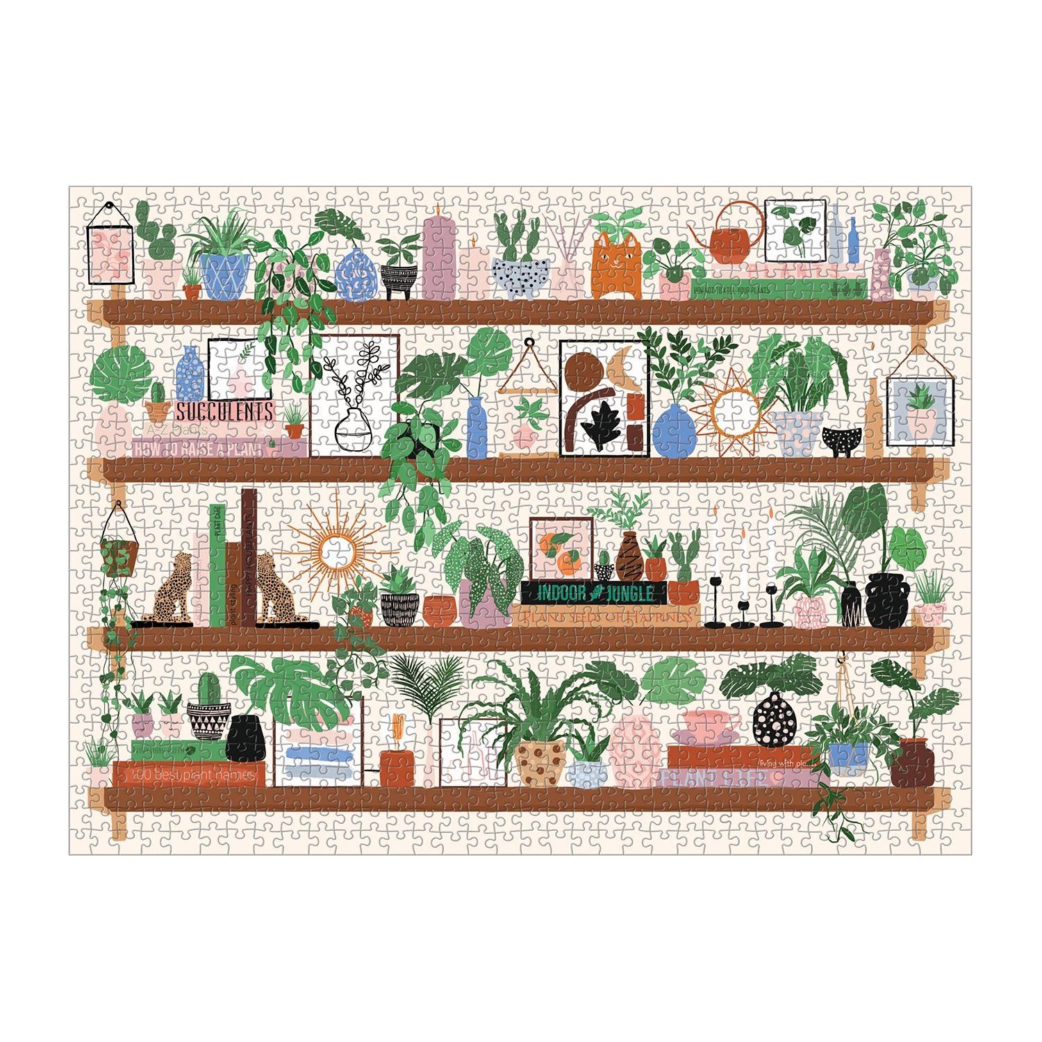 galison-plant-shelfie-puzzle-1000-teile-pflanzenregal image 4