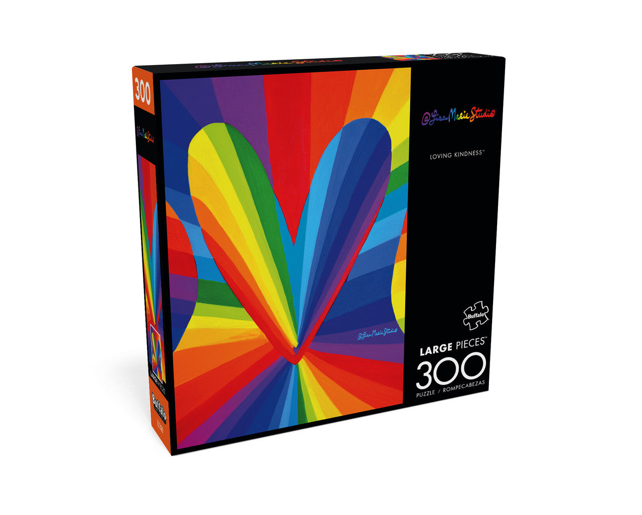 buffalo-games-rainbow-loving-kindness-puzzle-300-teile-herz image 2