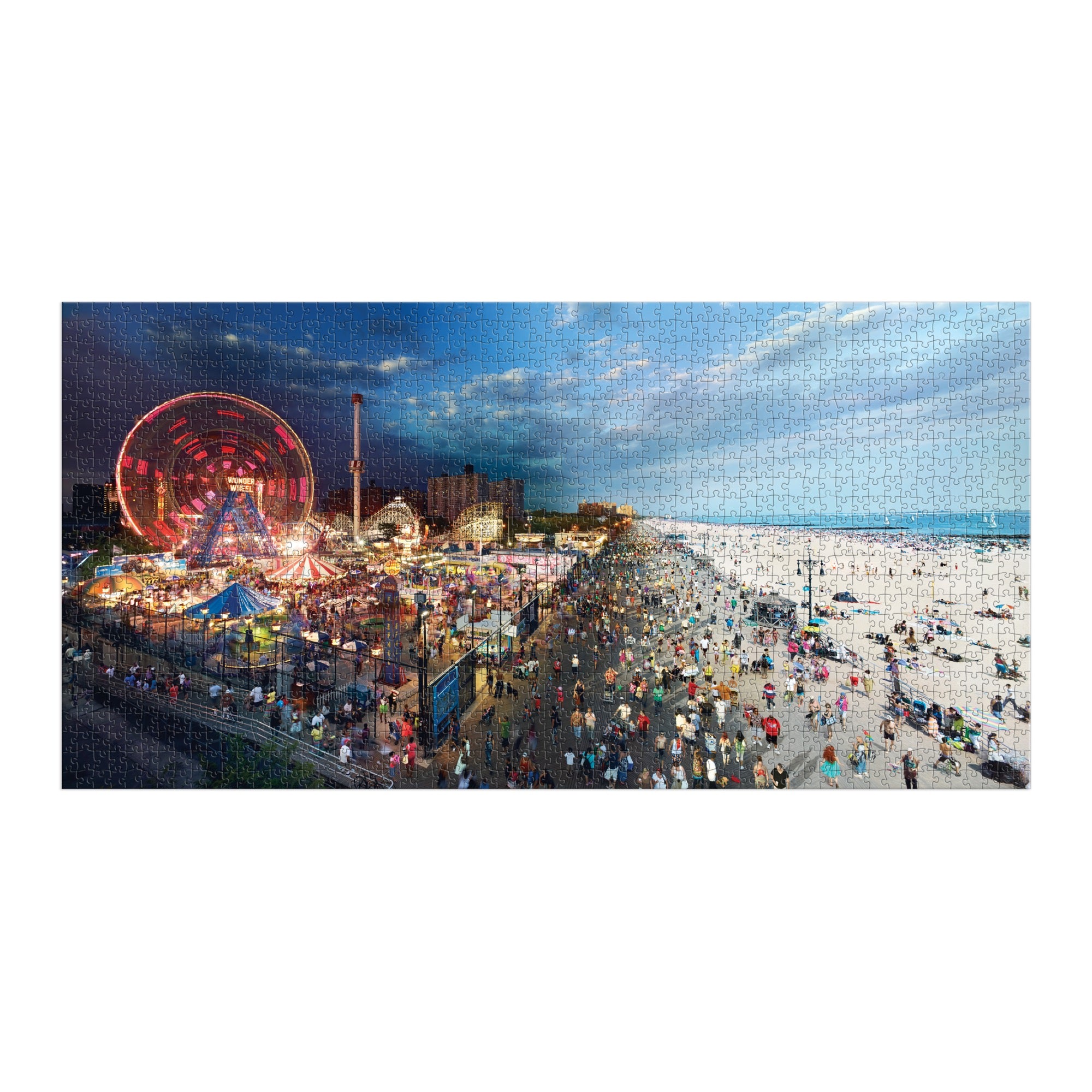 galison-wilkes-day-to-night-coney-island-1500-teile-puzzle-nyc image 3