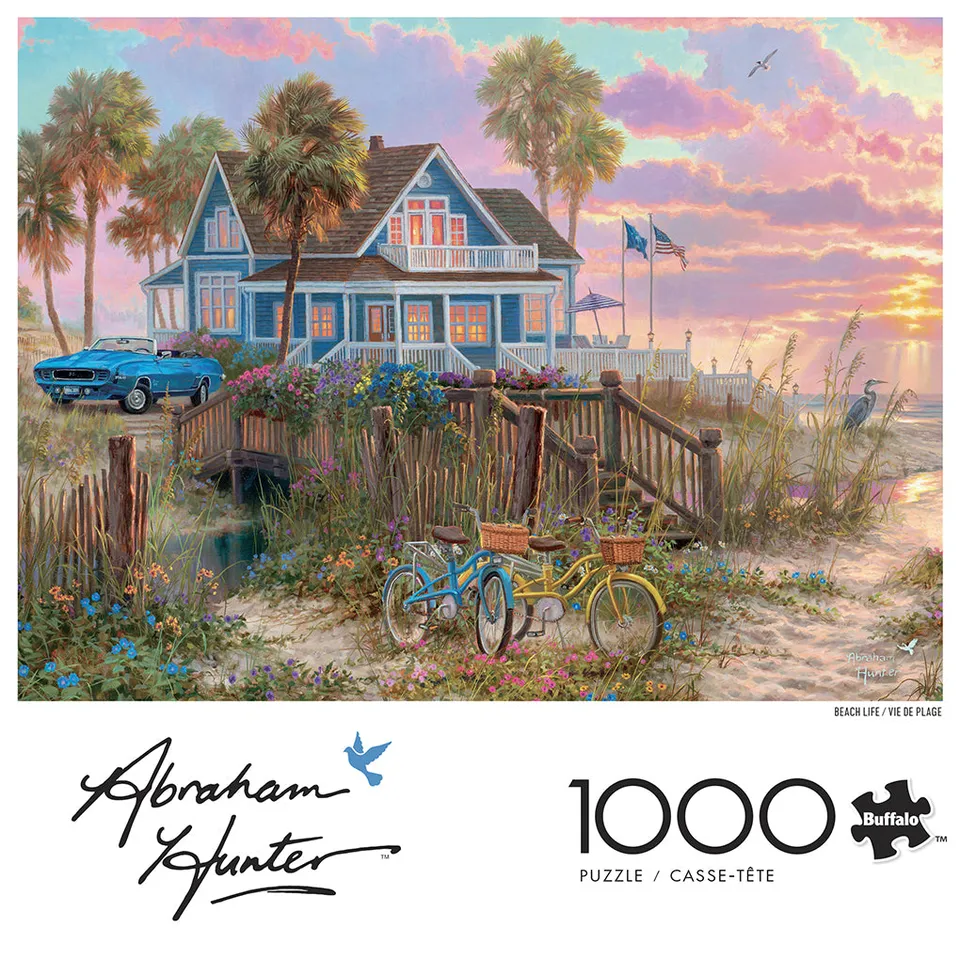 buffalo-games-abraham-hunter-beach-life-1000-teile-puzzle-strand image 1