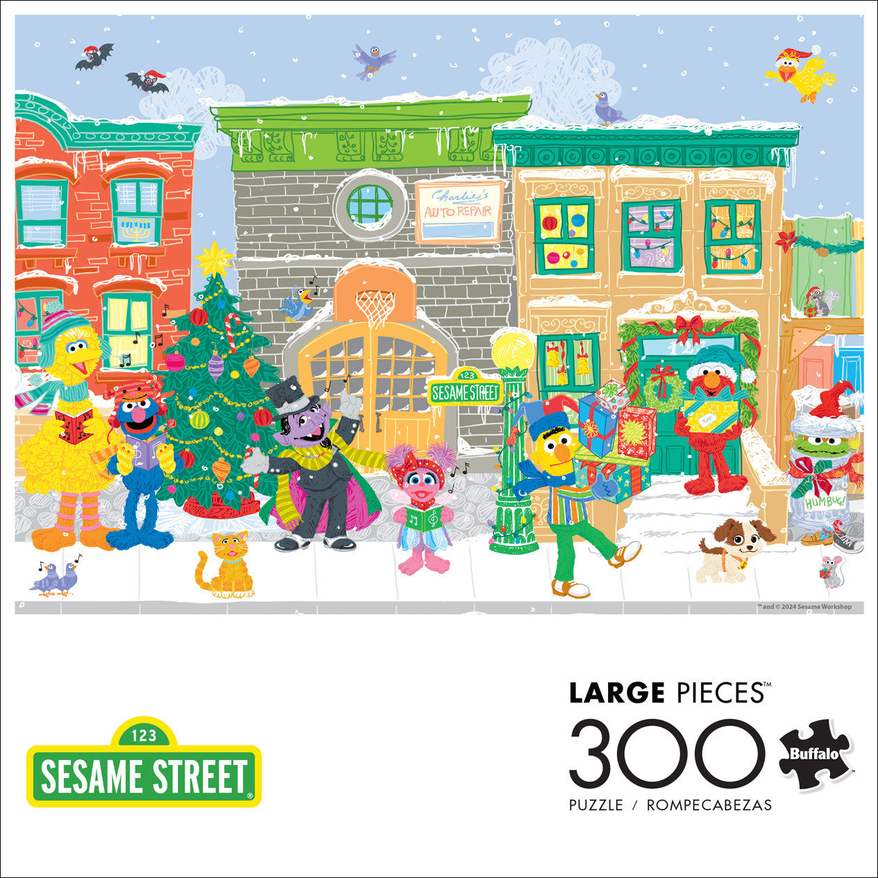buffalo-games-sesame-street-carolers-puzzle-300-teile-weihnacht image 3