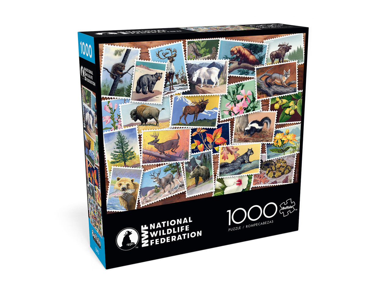 buffalo-games-national-wildlife-federation-stamps-1000-teile-puzzle-collage image 4