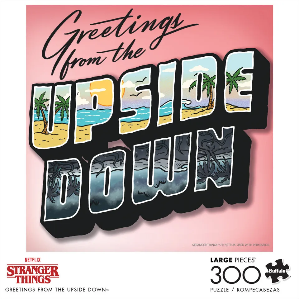 buffalo-games-stranger-things-puzzle-300-teile-upside-down-xl image 1