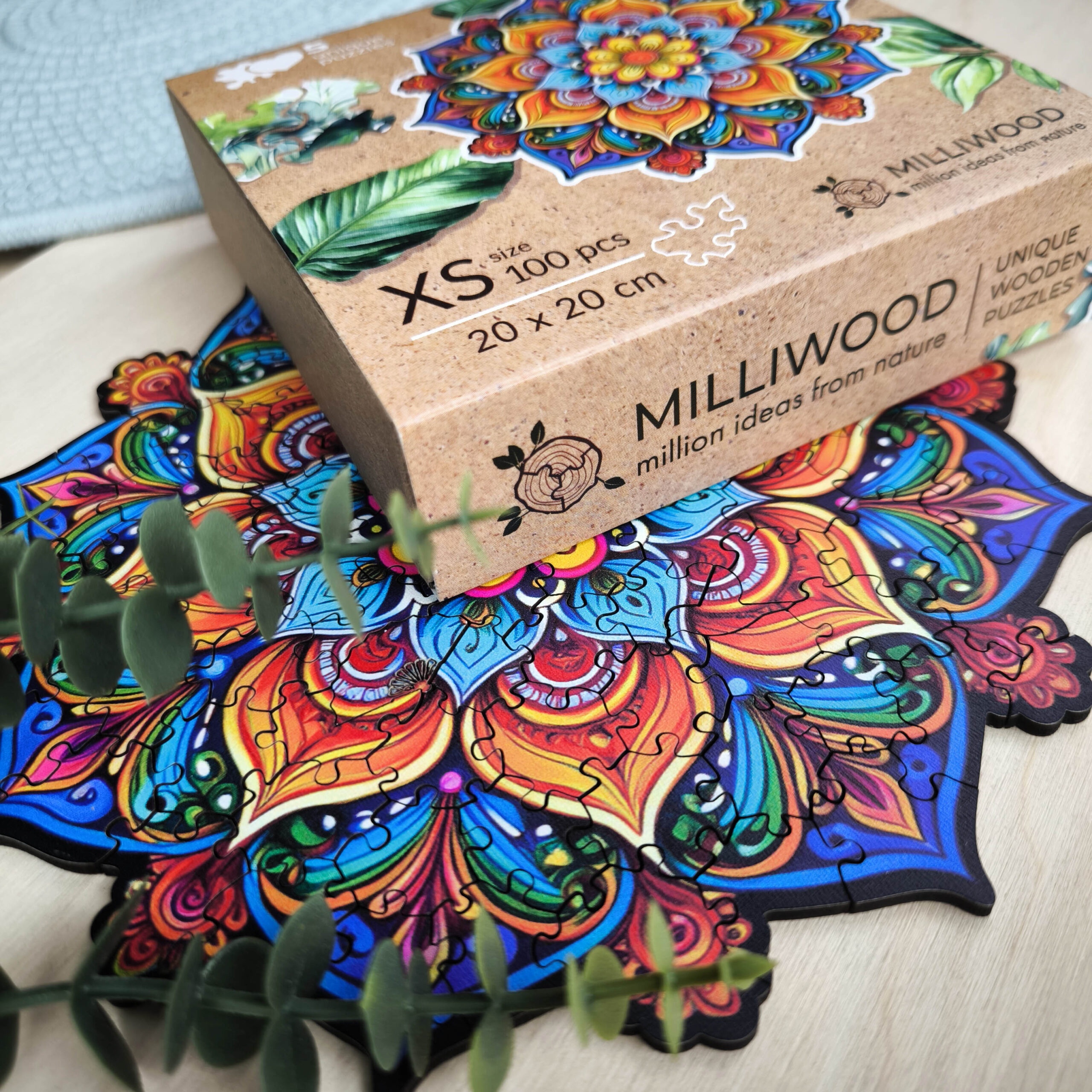 milliwood-peace-and-harmony-mandala-radosci-holzpuzzle-100-teile image 8