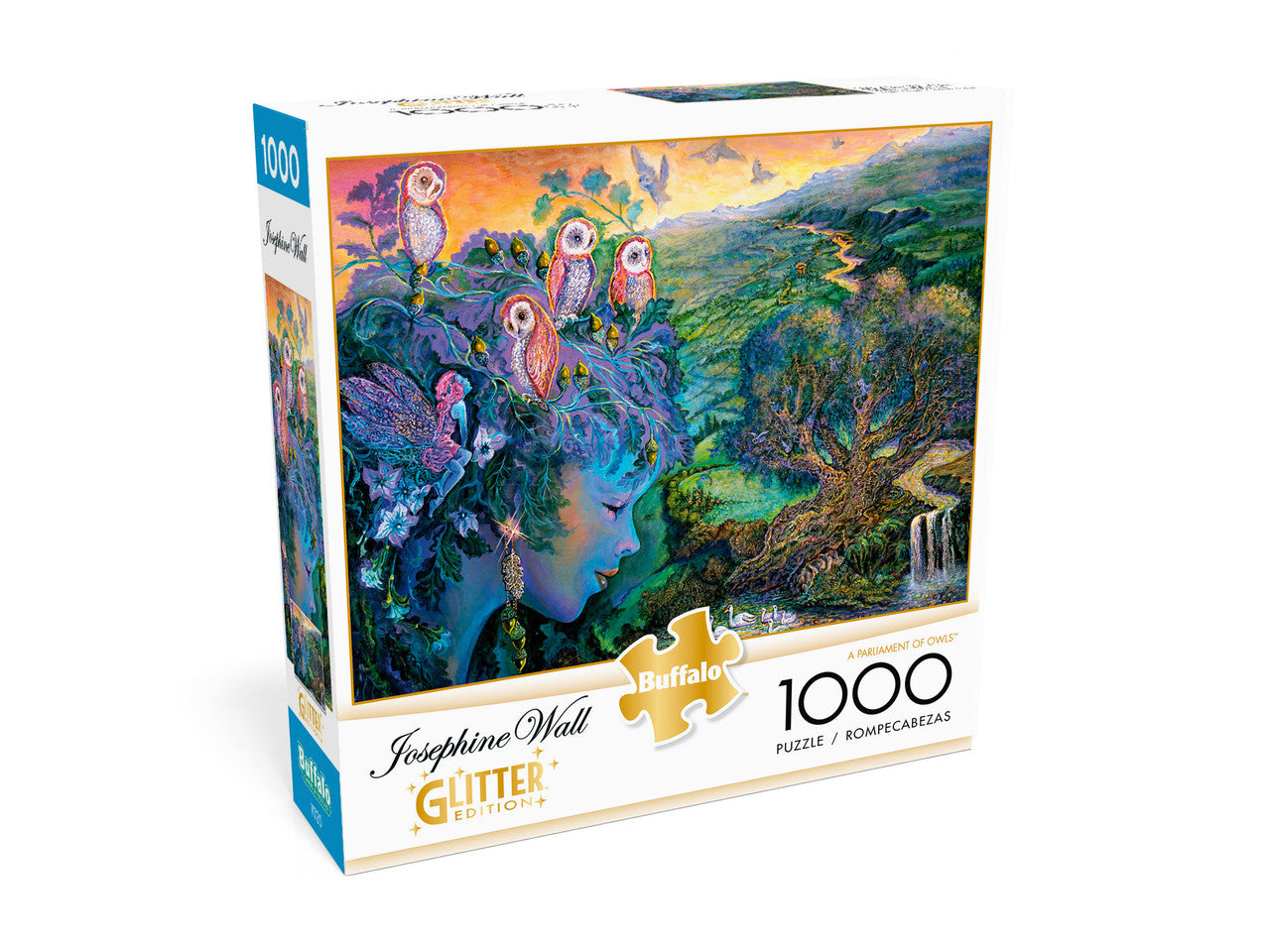 buffalo-games-josephine-wall-parliament-of-owls-puzzle-1000-teile-glitzer image 4