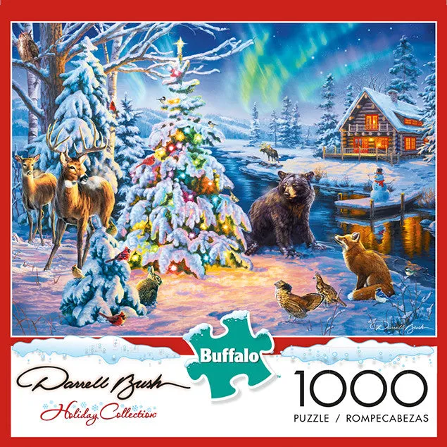 buffalo-games-bush-woodland-christmas-1000-teile-puzzle image 1