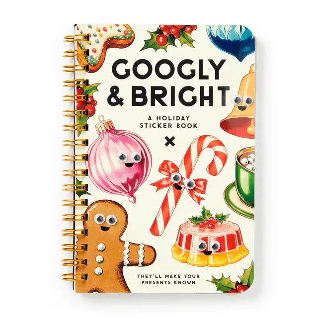 galison-googly-bright-stickerbuch-weihnachten-20-seiten image 1