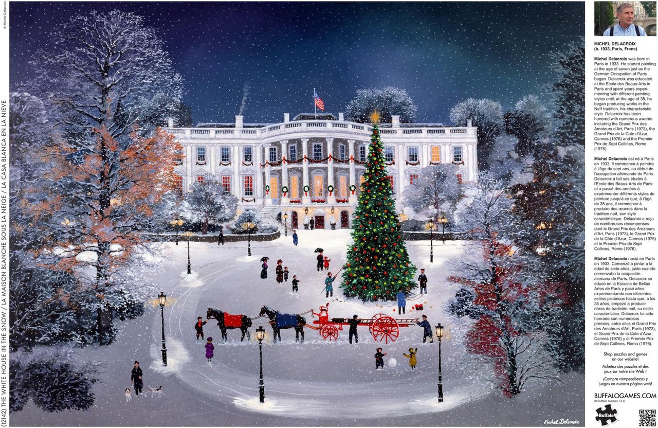 buffalo-games-white-house-snow-puzzle-1000-teile-winter image 2