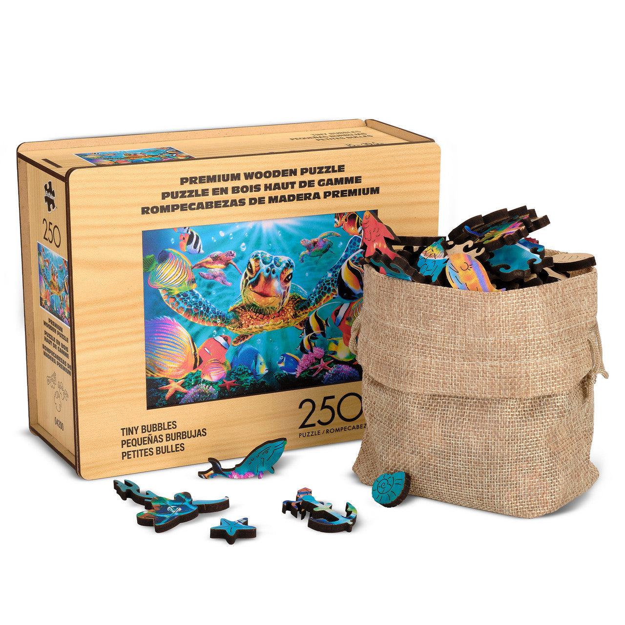 buffalo-games-tiny-bubbles-holzpuzzle-250-teile-whimsy-cut image 1