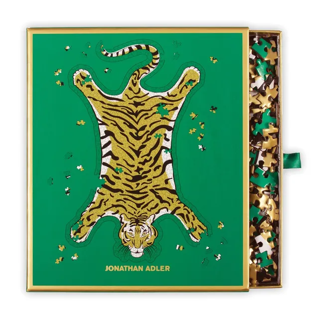 galison-jonathan-adler-safari-shaped-foil-puzzle-750-teile image 1