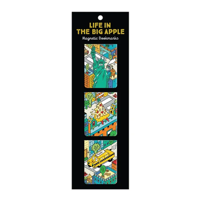 galison-life-big-apple-magnet-lesezeichen-3er-set image 1