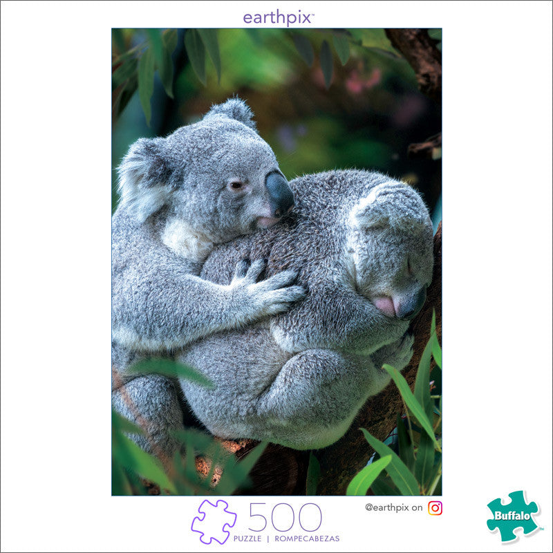 buffalo-games-earthpix-bear-hug-puzzle-500-teile-koala image 1