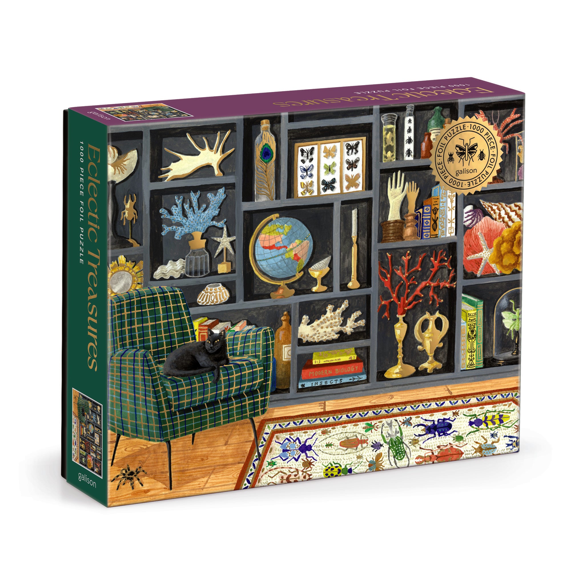 galison-eclectic-treasures-1000-teile-puzzle-mit-folie image 1