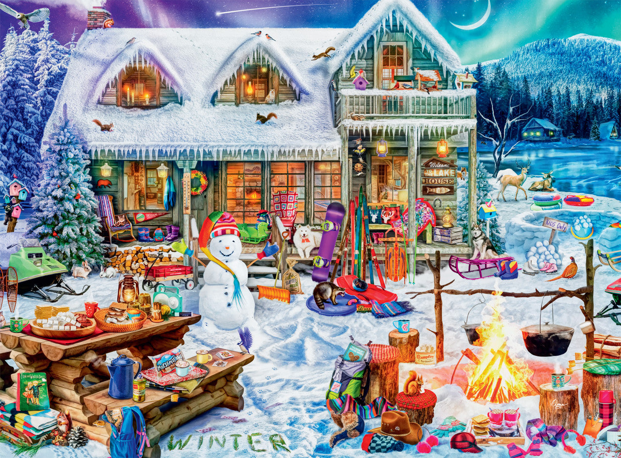 buffalo-games-winterland-fun-1000-teile-puzzle-winterh-tte image 1