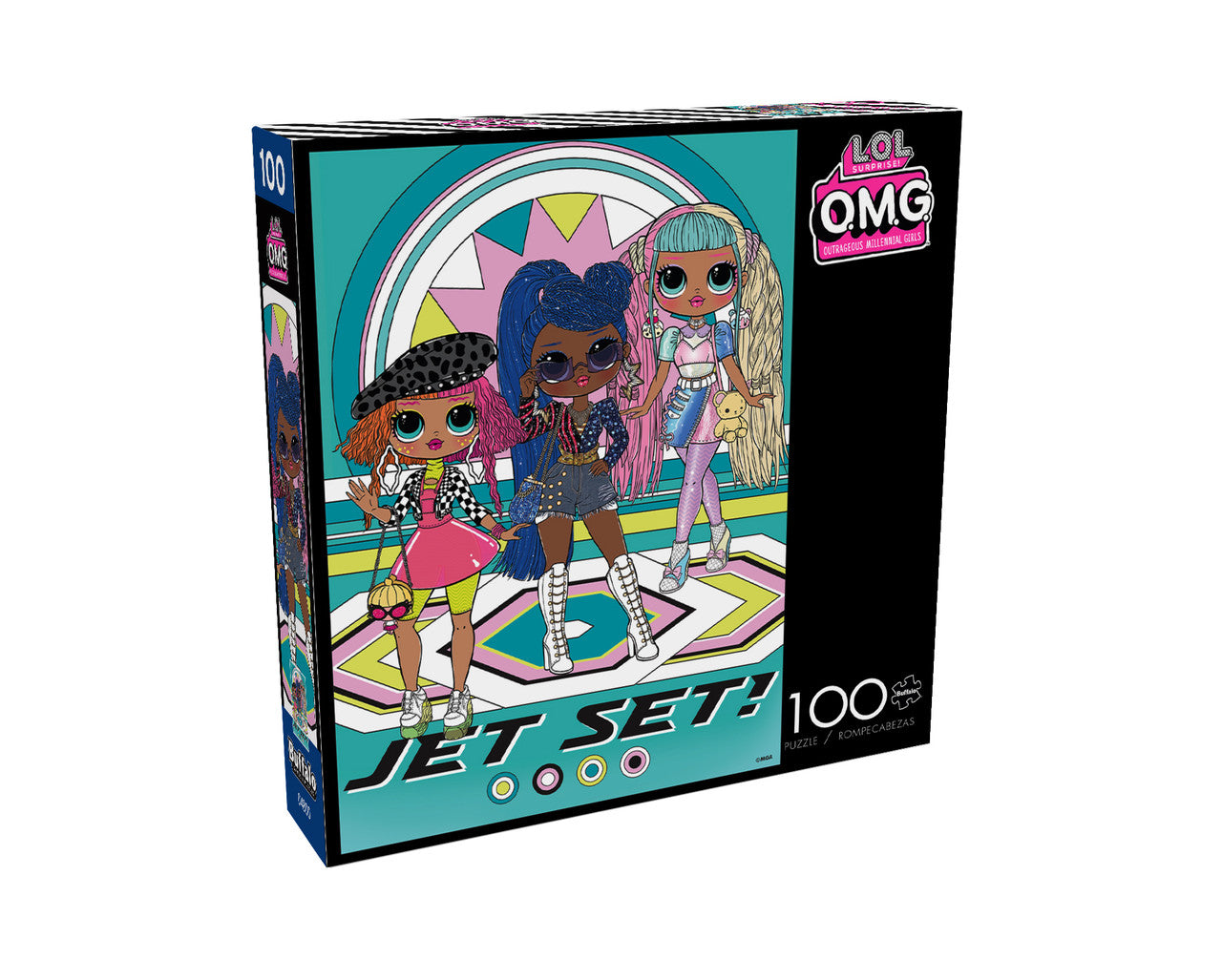 buffalo-games-l-o-l-surprise-jet-set-puzzle-100-teile-kinder image 4