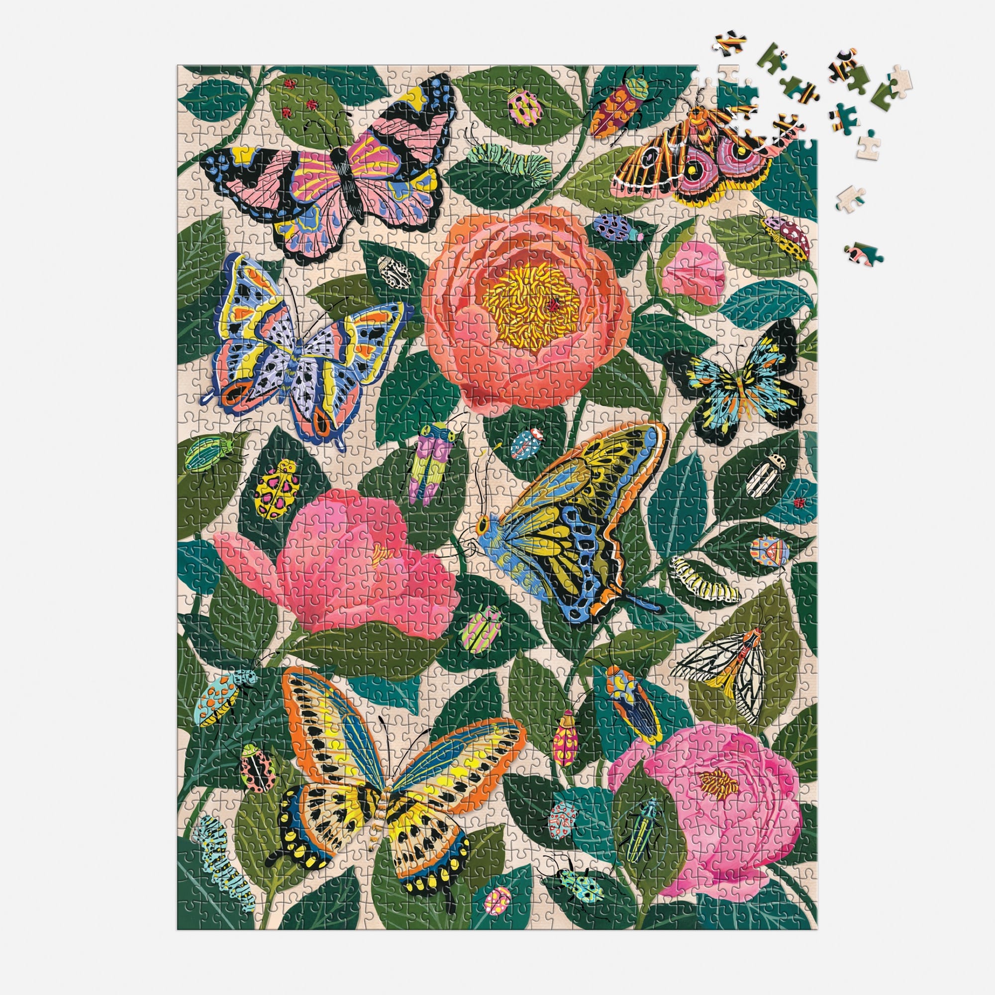 galison-between-the-blooms-foil-puzzle-1000-teile image 4