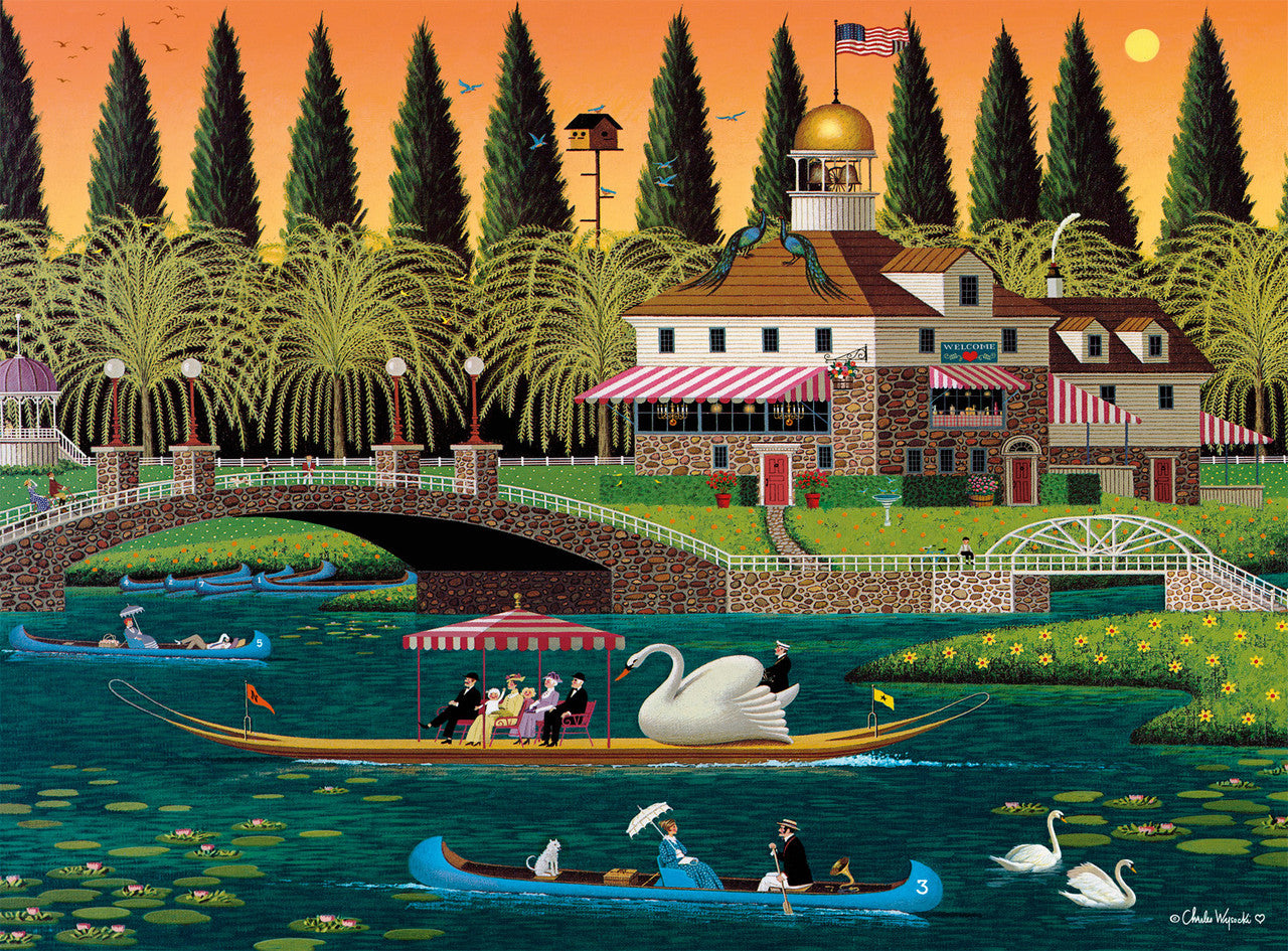 buffalo-games-wysocki-pleasant-sunday-puzzle-1000-teile-boot image 1