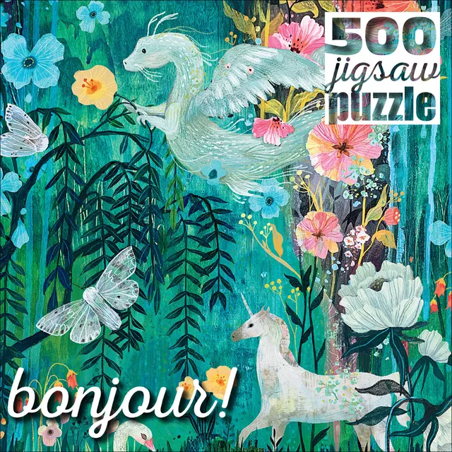 buffalo-games-bonjour-magical-forest-friends-puzzle-500-teile image 1