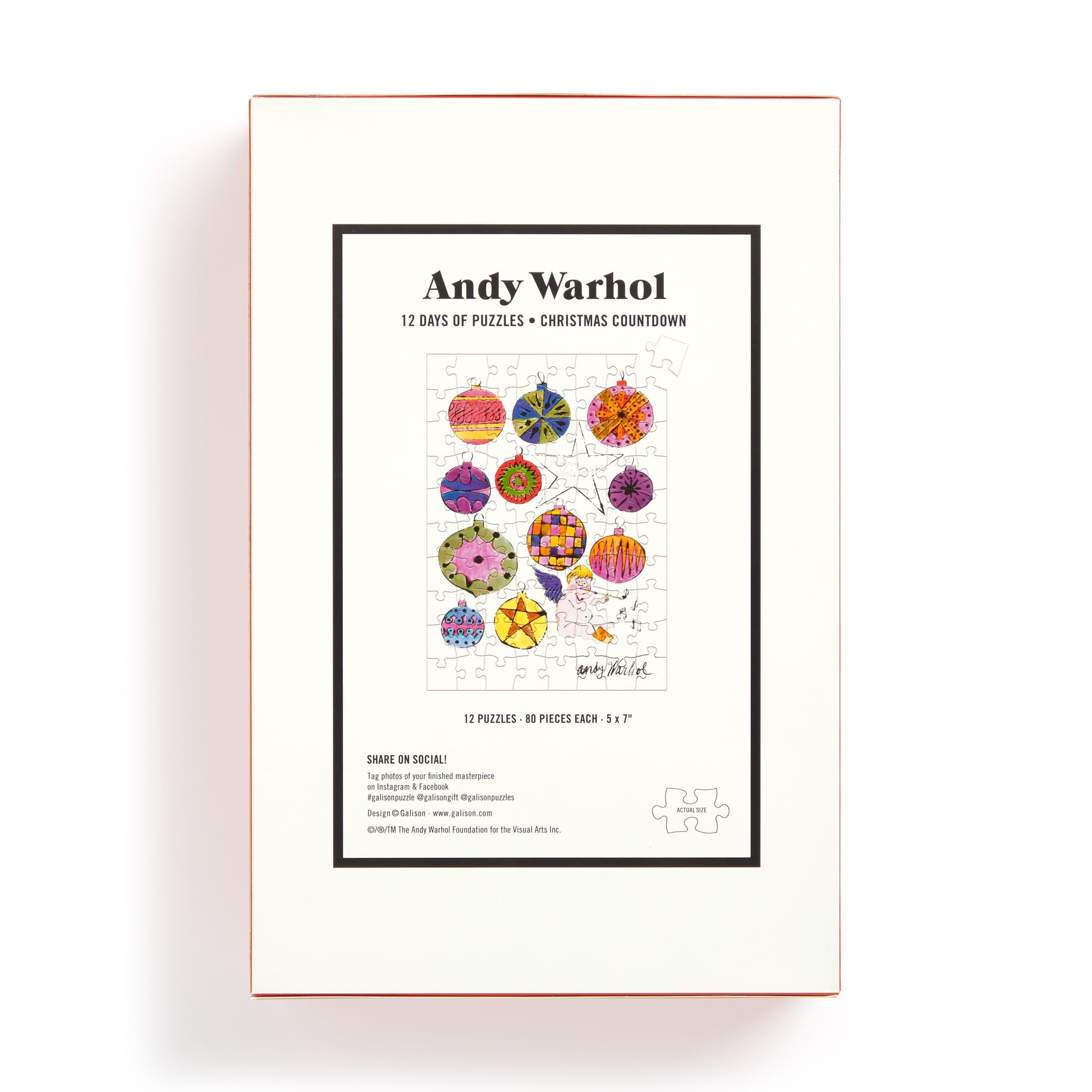 galison-andy-warhol-12-days-countdown-puzzle-adventskalender image 4