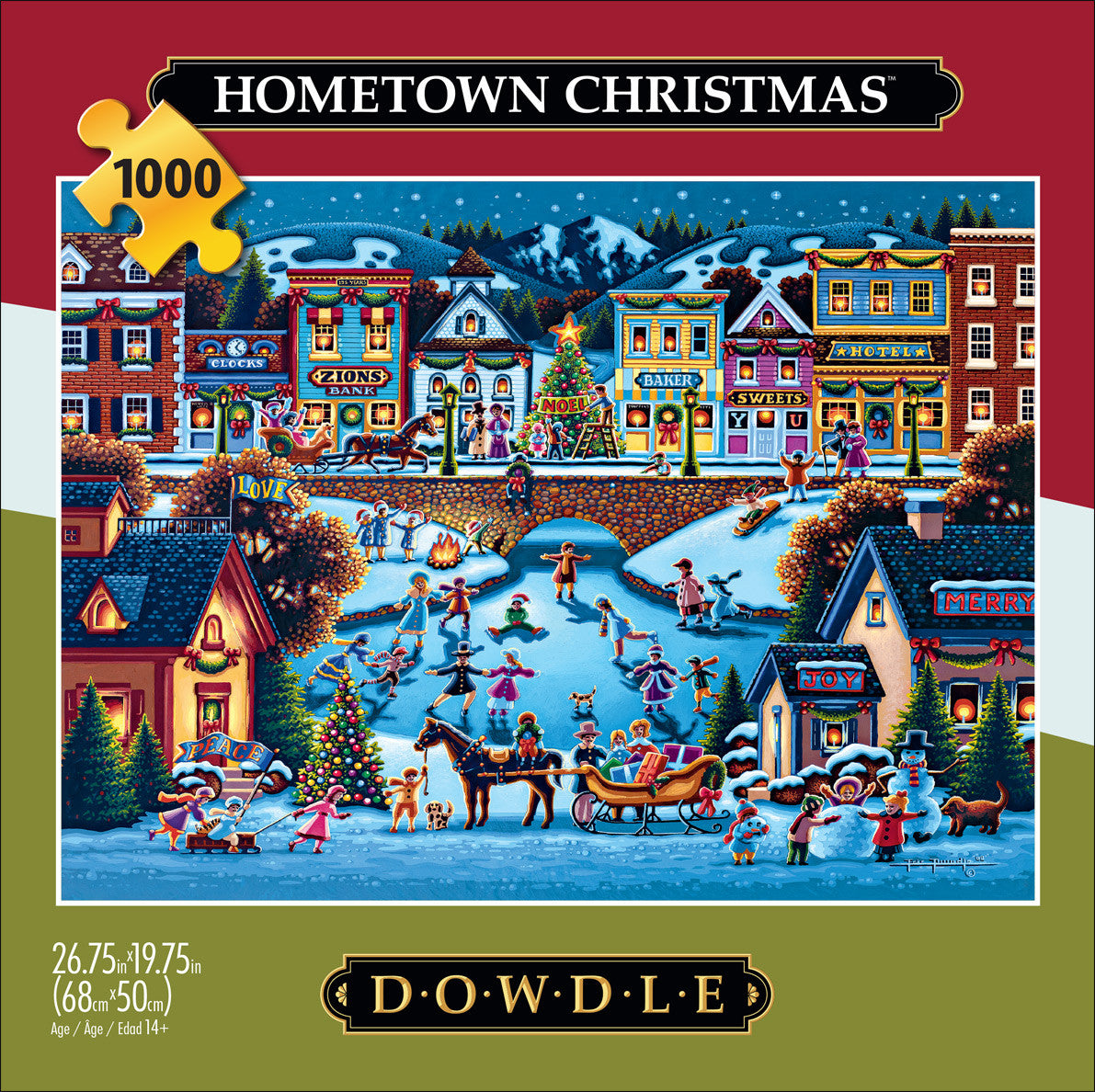 buffalo-games-dowdle-hometown-christmas-puzzle-1000-teile-winter image 3