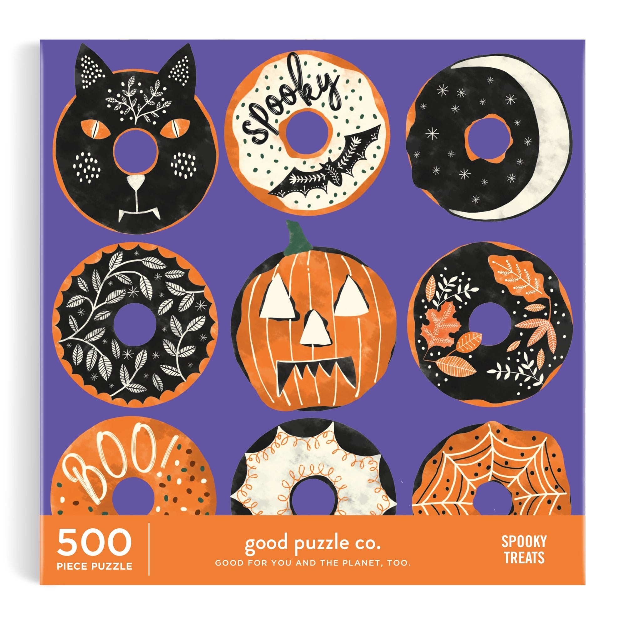 galison-good-puzzle-co-spooky-treats-500-teile-puzzle-halloween image 2
