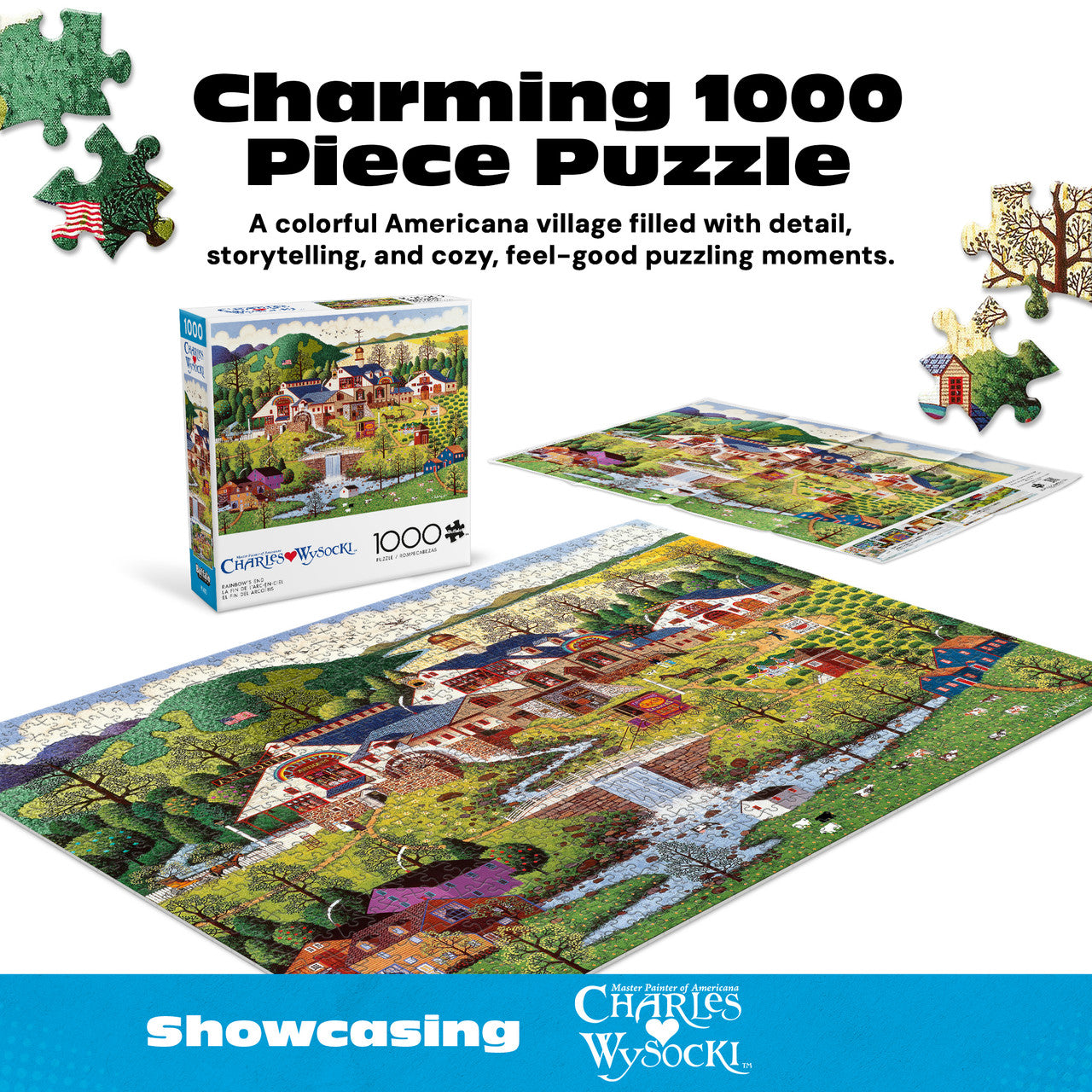 buffalo-games-charles-wysocki-rainbow-s-end-puzzle-1000-teile image 7