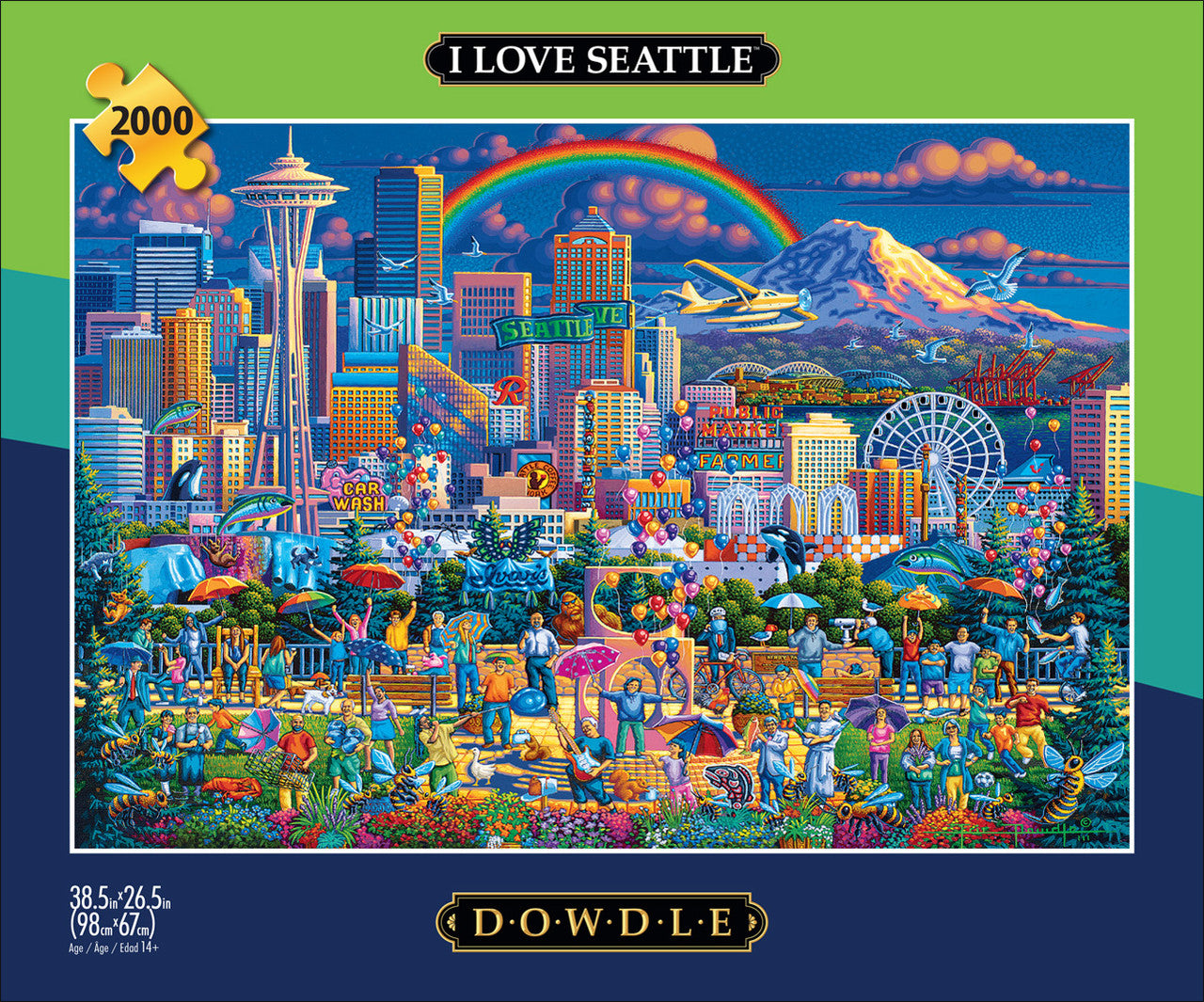 buffalo-games-i-love-seattle-puzzle-2000-teile-dowdle image 2
