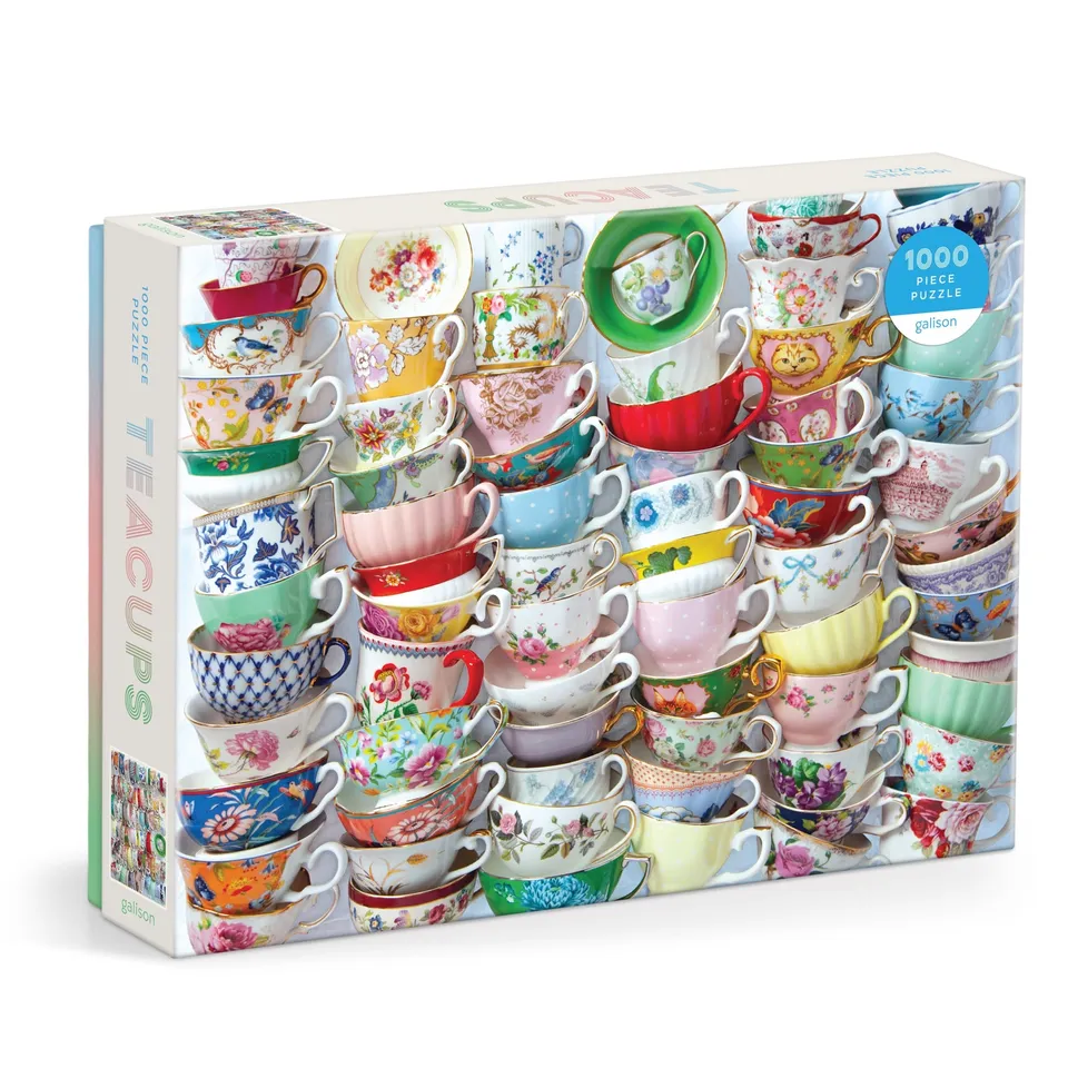 galison-teacups-puzzle-1000-teile-teetassen image 1