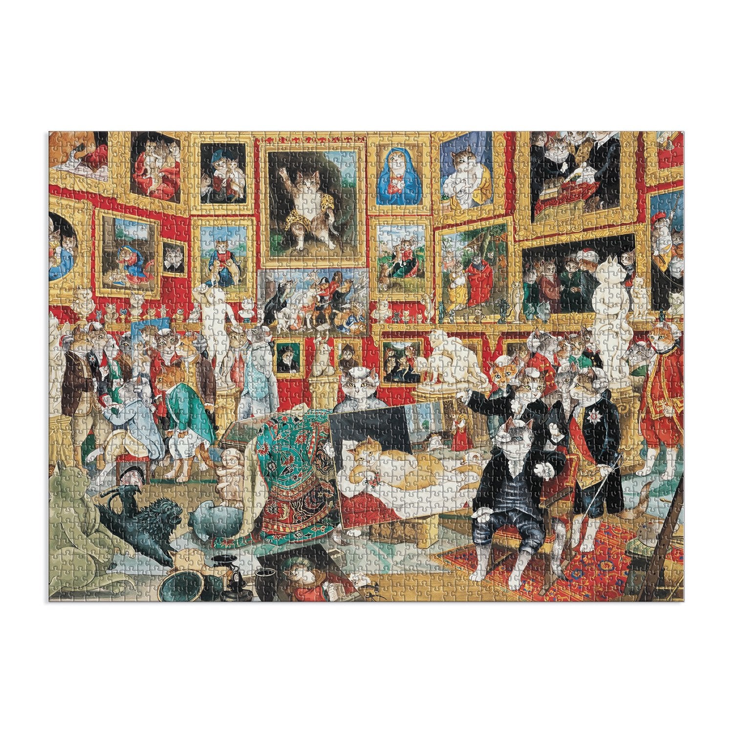 galison-tribuna-of-the-uffizi-puzzle-1500-teile-katzen-kunst image 3