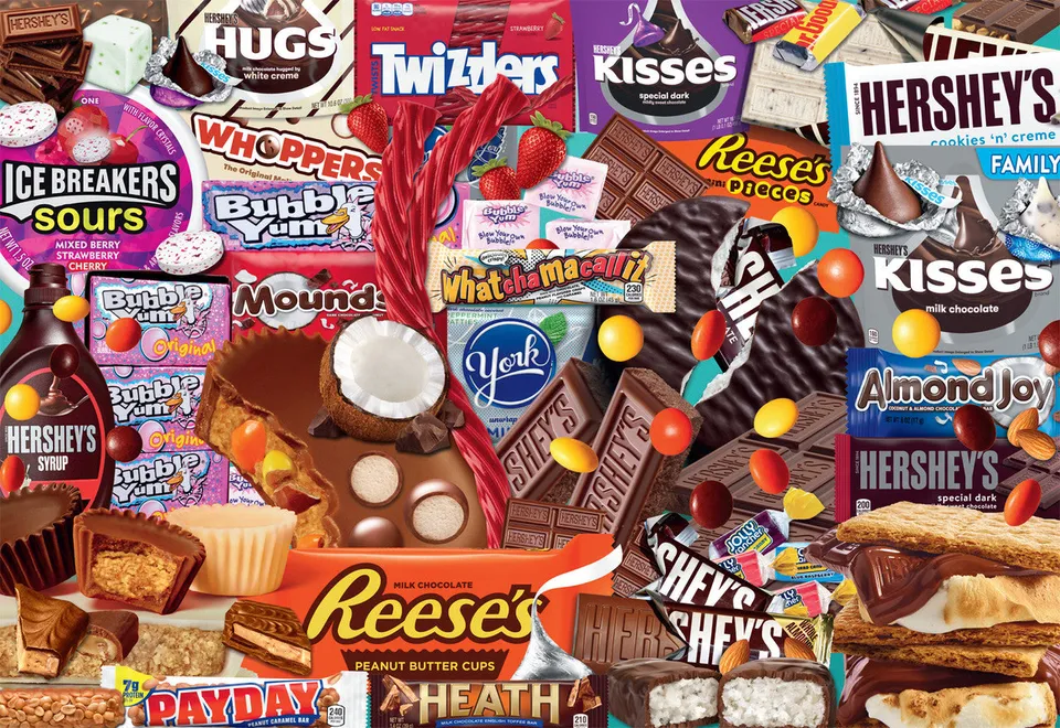 buffalo-games-hershey-deluxe-collage-2000-teile-puzzle image 1