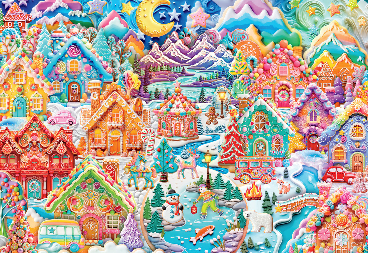 buffalo-games-colorful-cookietown-puzzle-2000-teile-winter image 1